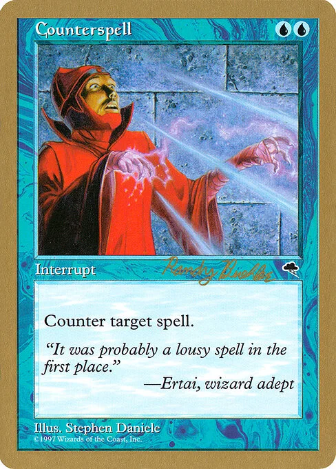 Counterspell, carta Magic di tipo Instant illustrata da Stephen Daniele