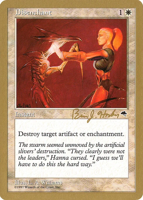 Disenchant, carta Magic di tipo Instant illustrata da Allen Williams