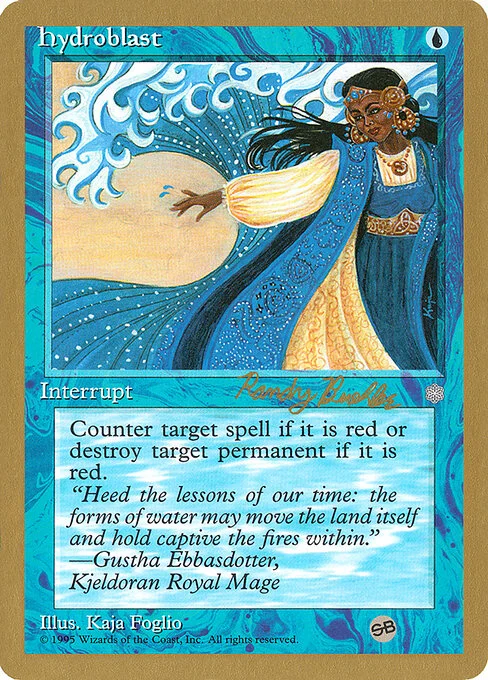 Hydroblast, carta Magic di tipo Instant illustrata da Kaja Foglio