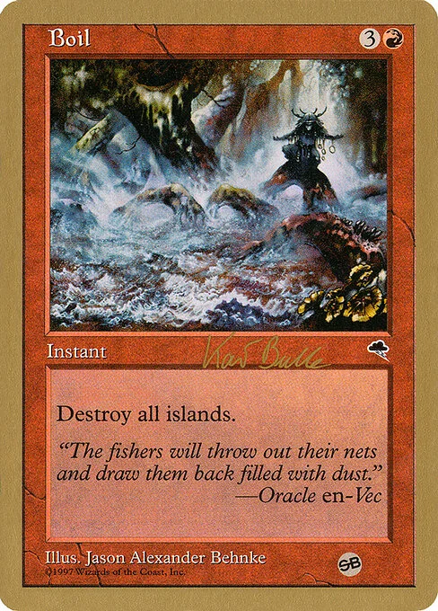 Boil, carta Magic di tipo Instant illustrata da Jason Alexander Behnke