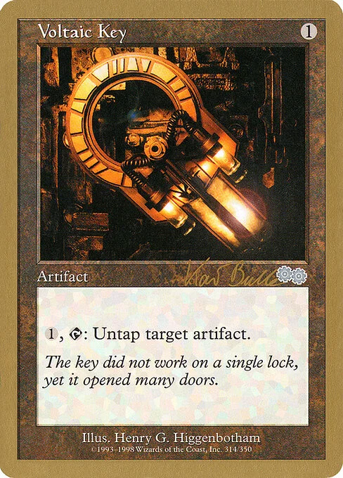 Voltaic Key, carta Magic di tipo Artifact illustrata da Henry G. Higginbotham