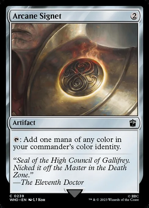 Arcane Signet, carta Magic di tipo Artifact illustrata da L J Koh