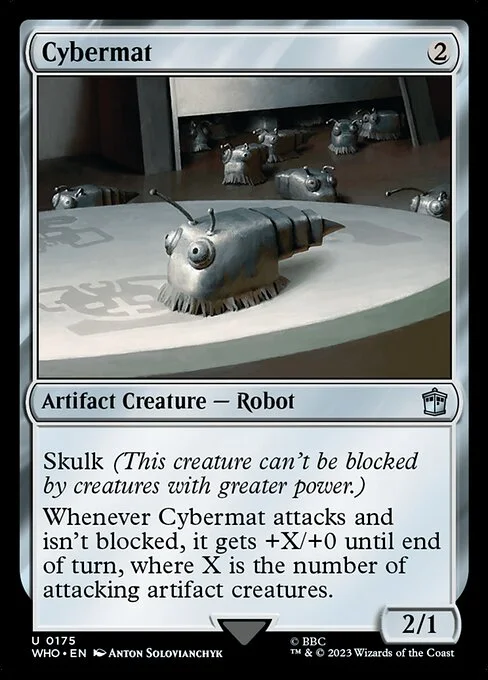 Cybermat, carta Magic di tipo Artifact Creature — Robot illustrata da Anton Solovianchyk