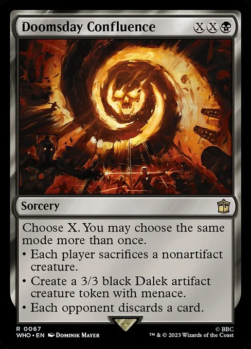 Doomsday Confluence, carta Magic di tipo Sorcery illustrata da Dominik Mayer