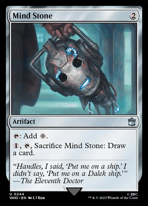 Mind Stone, carta Magic di tipo Artifact illustrata da L J Koh