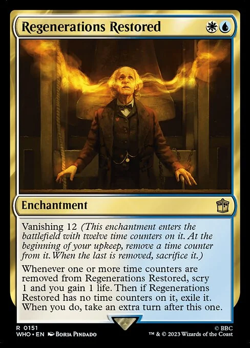 Regenerations Restored, carta Magic di tipo Enchantment illustrata da Borja Pindado