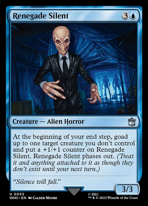 Renegade Silent, carta Magic di tipo Creature — Alien Horror illustrata da Calder Moore