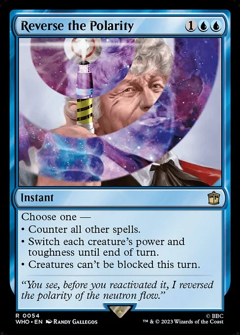Reverse the Polarity, carta Magic di tipo Instant illustrata da Randy Gallegos