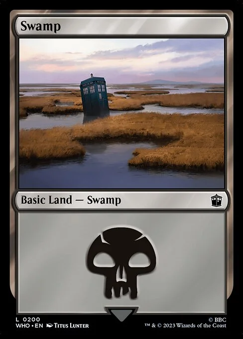 Swamp, carta Magic di tipo Basic Land — Swamp illustrata da Titus Lunter