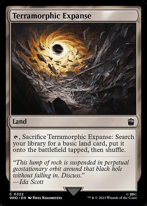 Terramorphic Expanse, carta Magic di tipo Land illustrata da Pavel Kolomeyets