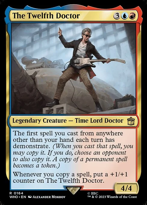 The Twelfth Doctor, carta Magic di tipo Legendary Creature — Time Lord Doctor illustrata da Alexander Mokhov