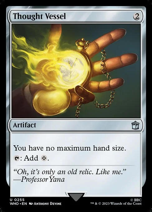 Thought Vessel, carta Magic di tipo Artifact illustrata da Anthony Devine