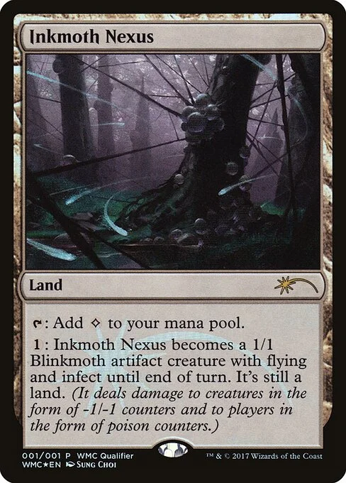 Inkmoth Nexus, carta Magic di tipo Land illustrata da Sung Choi