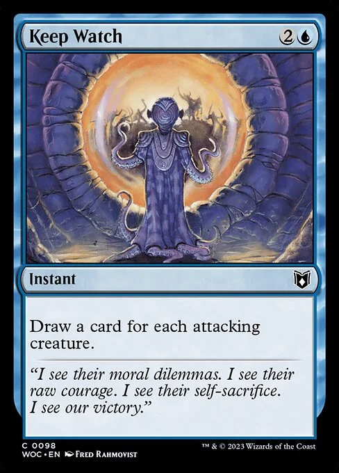 Keep Watch, carta Magic di tipo Instant illustrata da Fred Rahmqvist