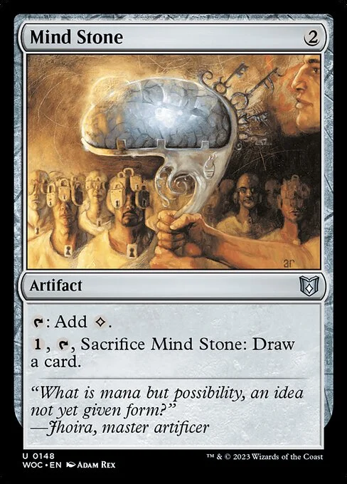 Mind Stone, carta Magic di tipo Artifact illustrata da Adam Rex