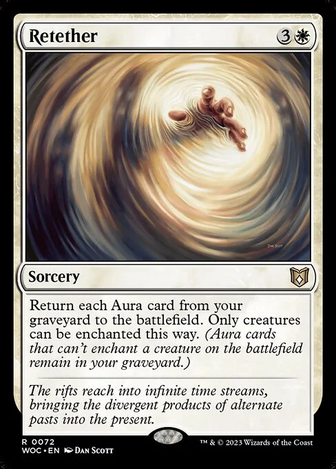 Retether, carta Magic di tipo Sorcery illustrata da Dan Murayama Scott