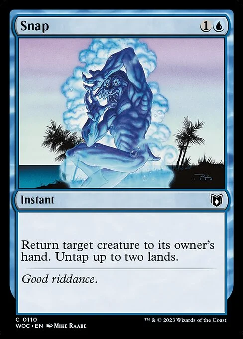 Snap, carta Magic di tipo Instant illustrata da Mike Raabe