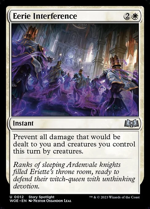 Eerie Interference, carta Magic di tipo Instant illustrata da Néstor Ossandón Leal