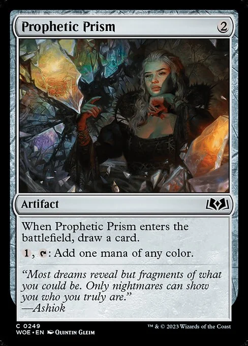 Prophetic Prism, carta Magic di tipo Artifact illustrata da Quintin Gleim