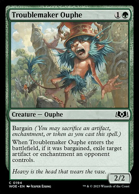 Troublemaker Ouphe, carta Magic di tipo Creature — Ouphe illustrata da Jesper Ejsing