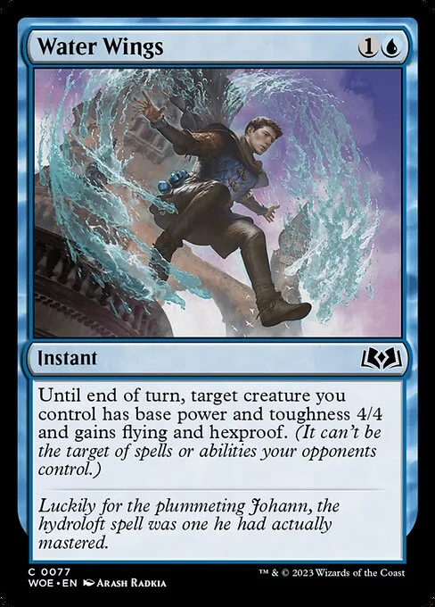 Water Wings, carta Magic di tipo Instant illustrata da Arash Radkia