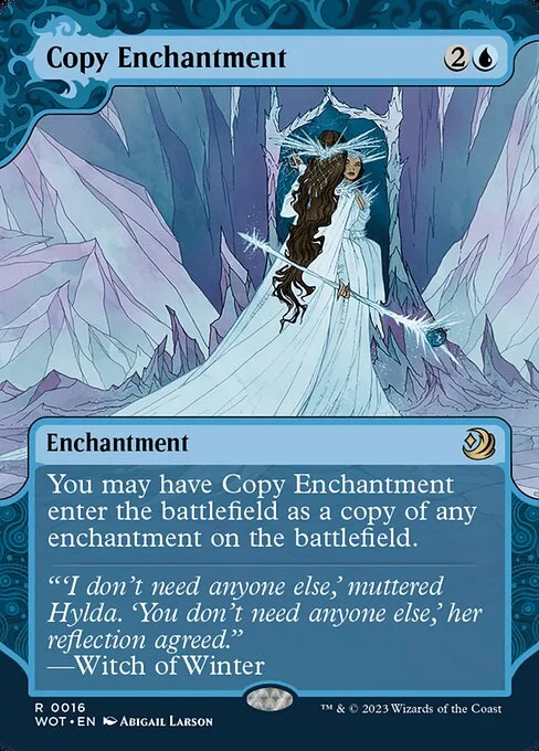 Copy Enchantment, carta Magic di tipo Enchantment illustrata da Abigail Larson