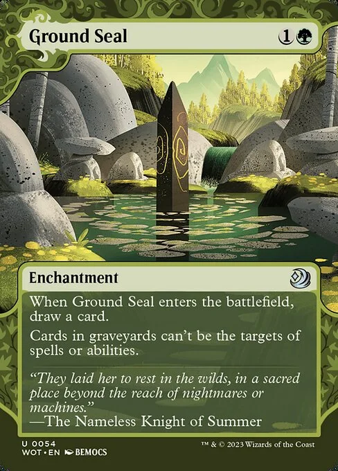 Ground Seal, carta Magic di tipo Enchantment illustrata da BEMOCS