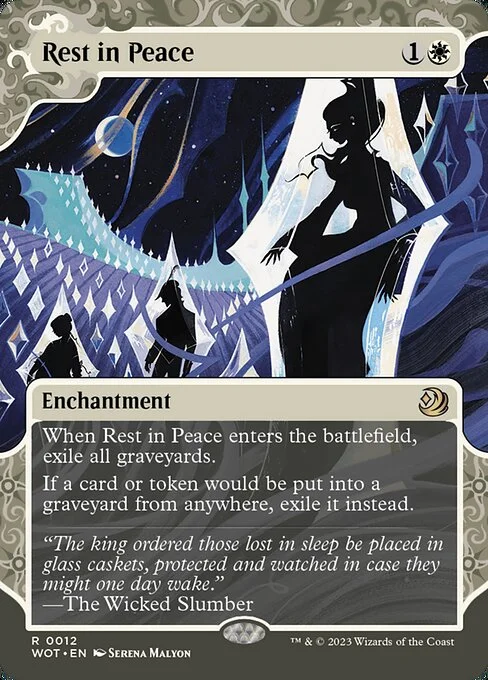 Rest in Peace, carta Magic di tipo Enchantment illustrata da Serena Malyon