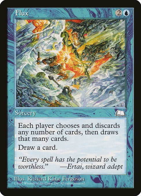 Flux, carta Magic di tipo Sorcery illustrata da Richard Kane Ferguson