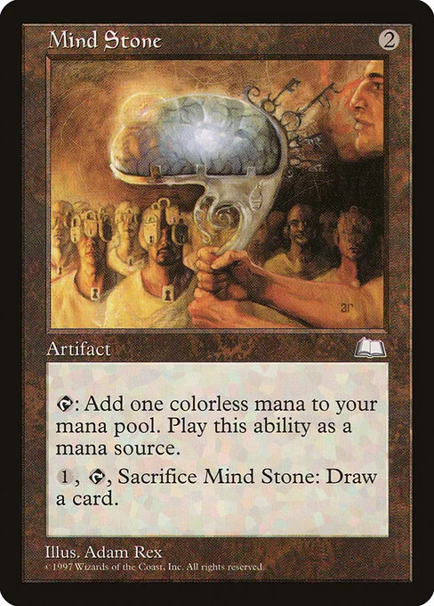 Mind Stone, carta Magic di tipo Artifact illustrata da Adam Rex