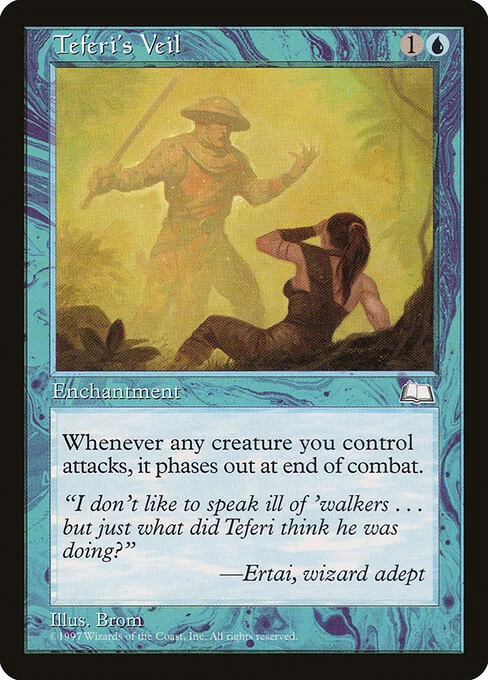 Teferi's Veil, carta Magic di tipo Enchantment illustrata da Brom