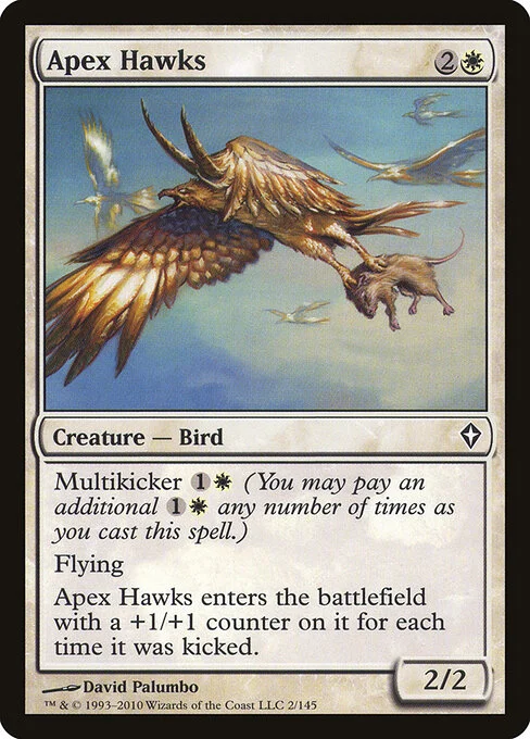 Apex Hawks, carta Magic di tipo Creature — Bird illustrata da David Palumbo