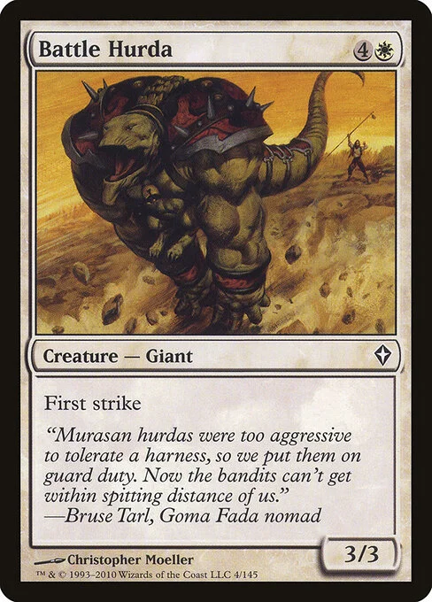 Battle Hurda, carta Magic di tipo Creature — Giant illustrata da Christopher Moeller