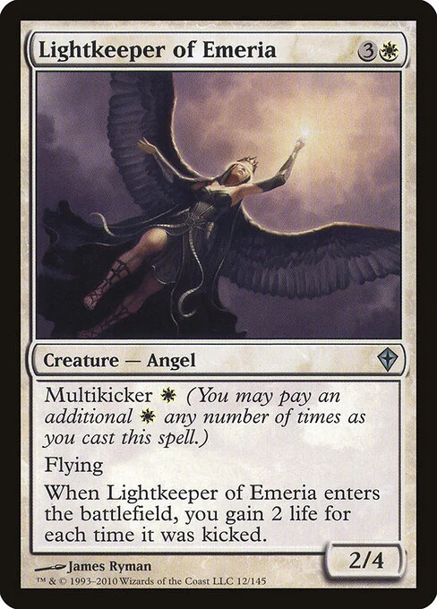 Lightkeeper of Emeria, carta Magic di tipo Creature — Angel illustrata da James Ryman