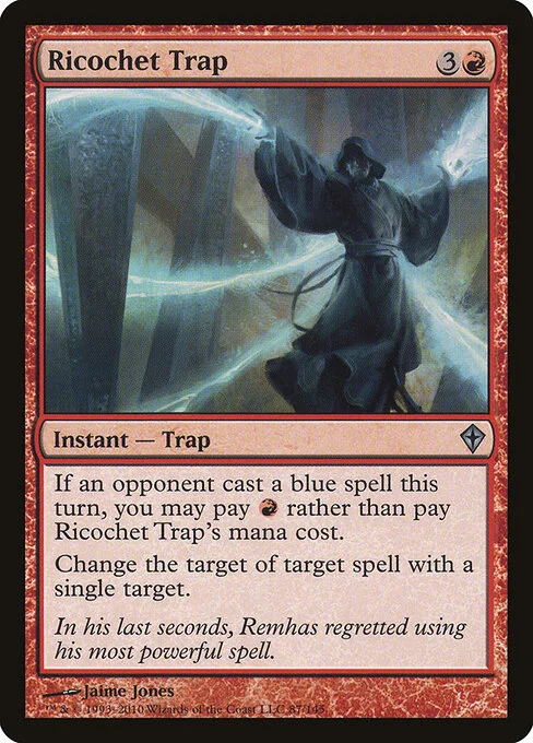 Ricochet Trap, carta Magic di tipo Instant — Trap illustrata da Jaime Jones
