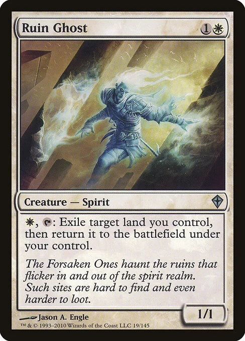 Ruin Ghost, carta Magic di tipo Creature — Spirit illustrata da Jason A. Engle