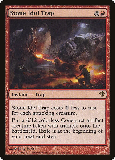 Stone Idol Trap, carta Magic di tipo Instant — Trap illustrata da Jung Park