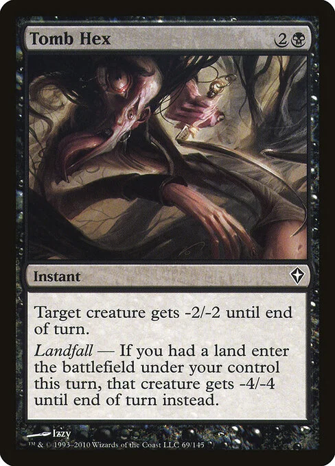 Tomb Hex, carta Magic di tipo Instant illustrata da Izzy