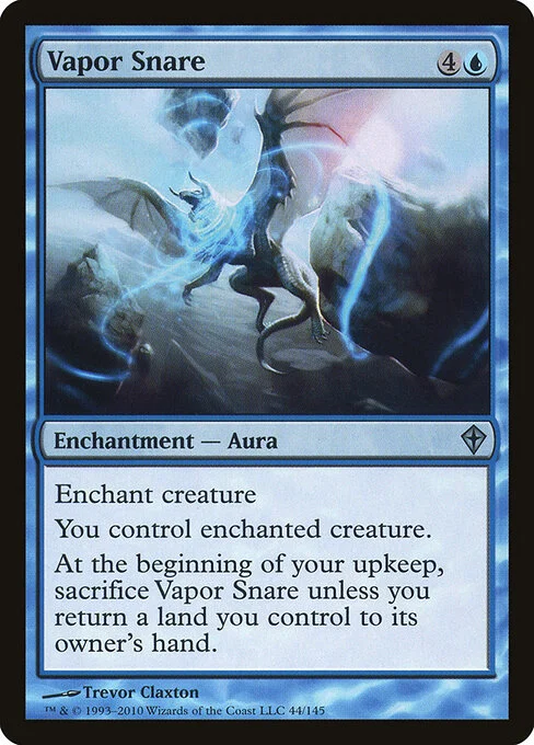 Vapor Snare, carta Magic di tipo Enchantment — Aura illustrata da Trevor Claxton