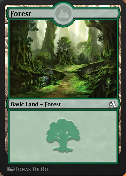 Forest, carta Magic di tipo Basic Land — Forest illustrata da Jonas De Ro