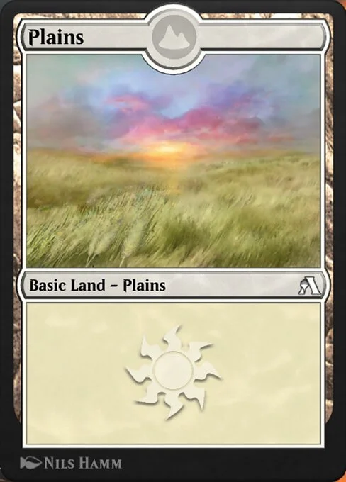 Plains, carta Magic di tipo Basic Land — Plains illustrata da Nils Hamm