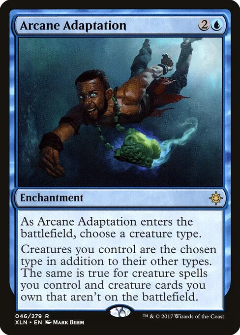 Arcane Adaptation, carta Magic di tipo Enchantment illustrata da Mark Behm