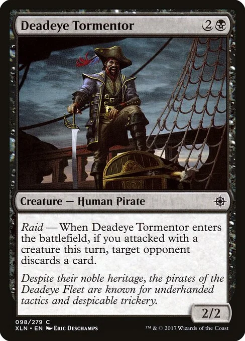 Deadeye Tormentor, carta Magic di tipo Creature — Human Pirate illustrata da Eric Deschamps