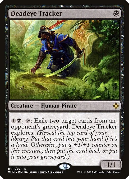 Deadeye Tracker, carta Magic di tipo Creature — Human Pirate illustrata da Deruchenko Alexander