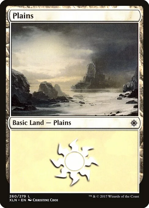 Plains, carta Magic di tipo Basic Land — Plains illustrata da Christine Choi
