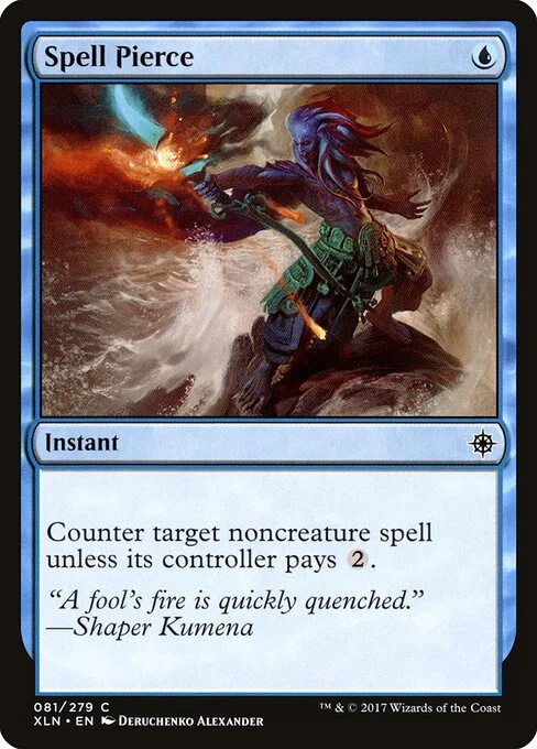 Spell Pierce, carta Magic di tipo Instant illustrata da Deruchenko Alexander