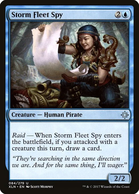 Storm Fleet Spy, carta Magic di tipo Creature — Human Pirate illustrata da Scott Murphy