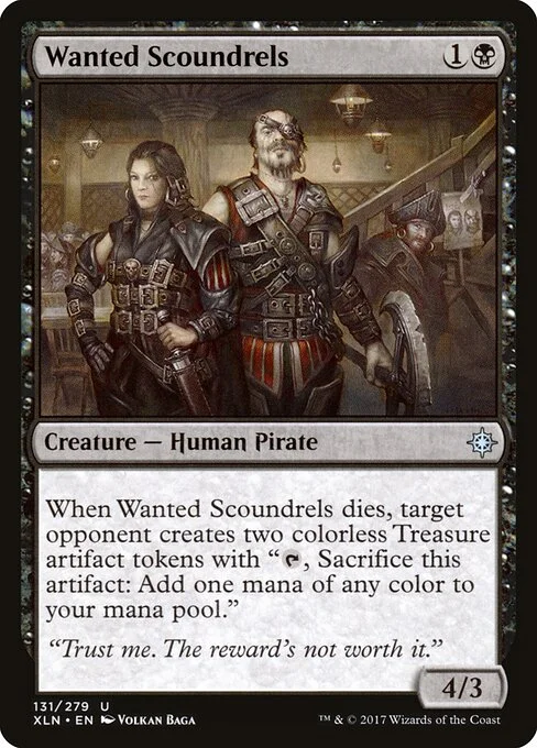 Wanted Scoundrels, carta Magic di tipo Creature — Human Pirate illustrata da Volkan Baǵa