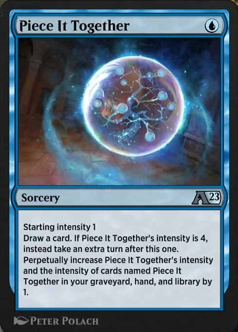 Piece It Together, carta Magic di tipo Sorcery illustrata da Peter Polach
