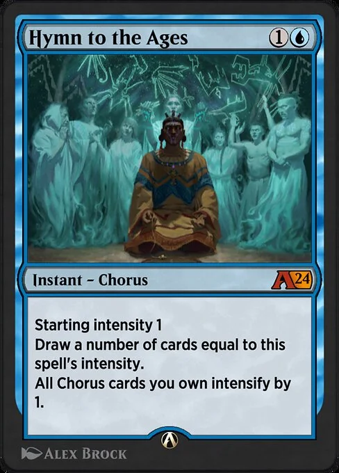 Hymn to the Ages, carta Magic di tipo Instant — Chorus illustrata da Alex Brock